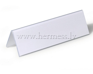 Galda personas karte DURABLE caurspdga, 61/122x210mm